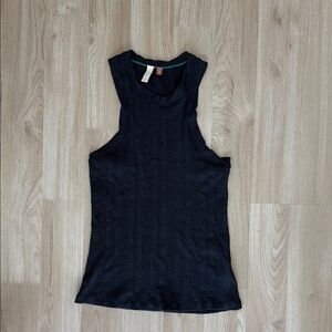 Anthropologie Pilcro Black Sleeveless Top